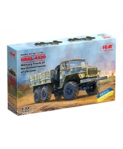 ICM modelis Military Truck of the Armed Forces of Ukraine URAL-4320 1/72