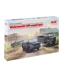 ICM modelis Wehrmacht Off-road Cars (Kfz.1, Horch 108 Typ 40, L1500A) 1/35