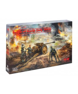 ICM modelis Battle of Kursk (July 1943) (T-34-76 (early 1943), Pak 36(r ) with Crew (4 figures) 1/35