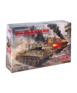 ICM modelis Battle of Berlin (April 1945) (T-34-85, King Tiger) 1/35