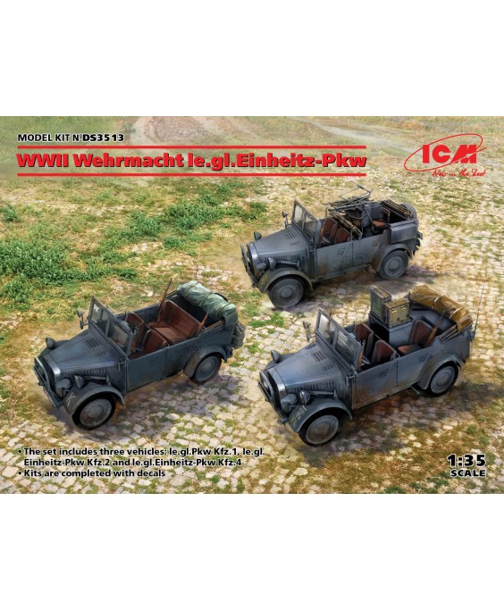ICM modelis WWII Wehrmacht le.gl.Einheitz-Pkw 1/35
