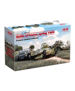 ICM modelis Battle of France, spring 1940 (Panhard 178 AMD-35, FCM 36, Laffly V15T) 1/35