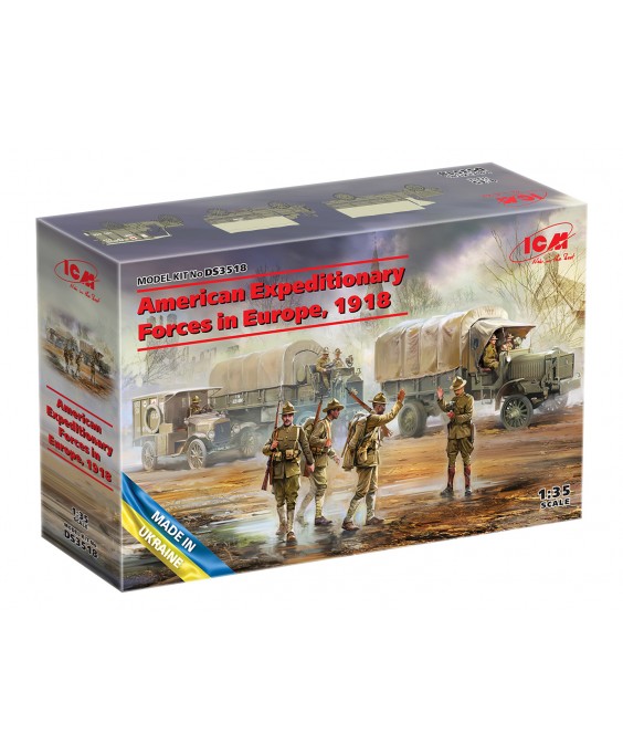 ICM modelis American Expeditionary Forces in Europe, 1918 1/35