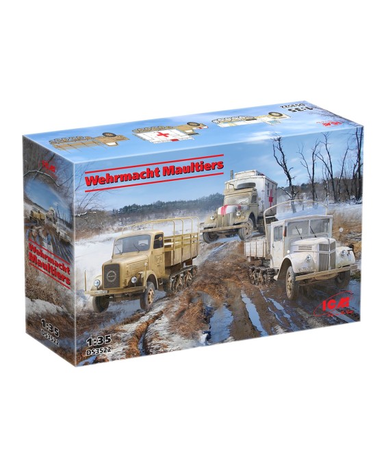 ICM modeliai Wehrmacht Maultiers 1/35