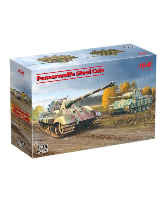 ICM modeliai Panzerwaffe Steel Cats 1/35