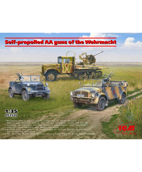 ICM Wehrmacht Self-propelled AA vehicles 1/35 ICM Wehrmacht Self-propelled AA vehicles 1/35