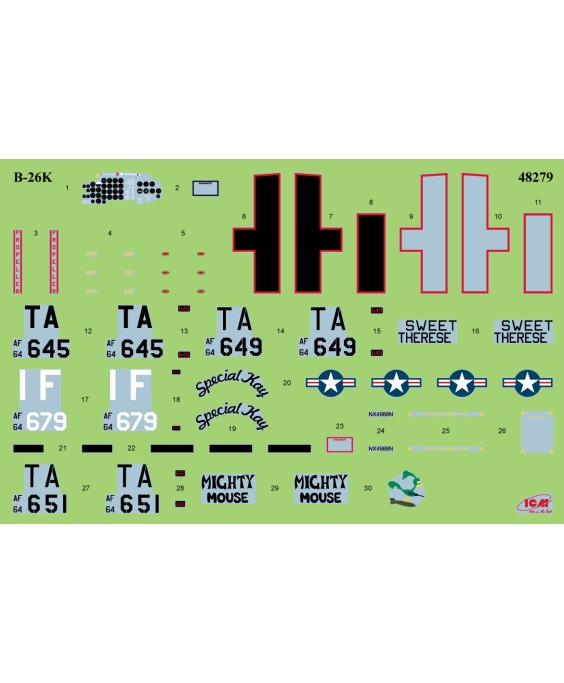 ICM modelis Nakhon Phanom Air Base 1/48