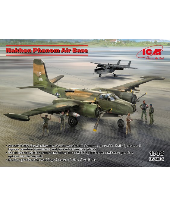 ICM modelis Nakhon Phanom Air Base 1/48