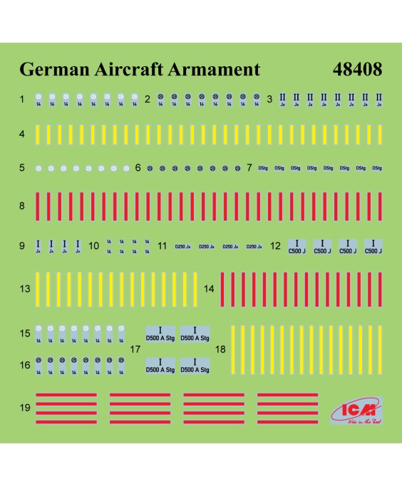 ICM Airfield of the Luftwaffe bomber group 1/48