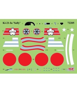 ICM modelis In the skies of China (Ki-21-Ia, two Кі-27а) 1/72