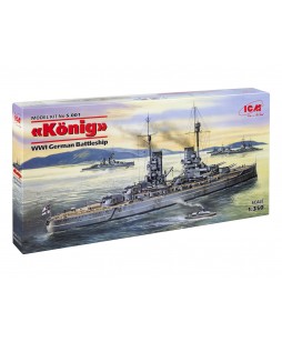ICM modelis König WWI German Battleship 1/350