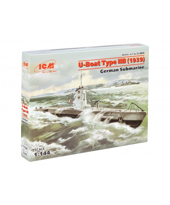ICM modelis U-Boat Type IIB (1939) German Submarine 1/144