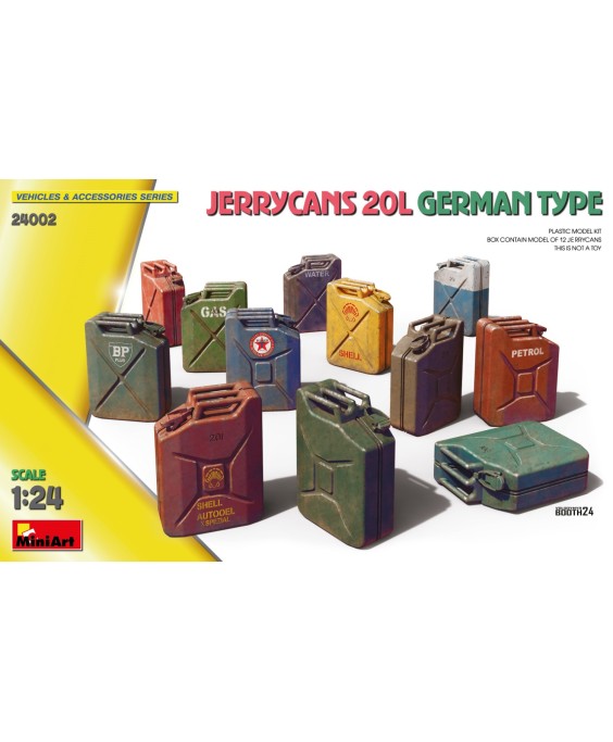 MiniArt JERRYCANS 20L GERMAN TYPE 1/24