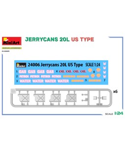 MiniArt JERRYCANS 20L US TYPE 1/24