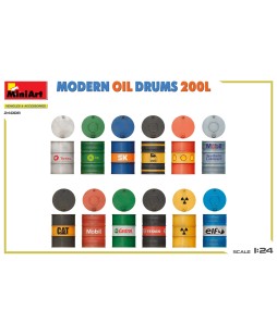 MiniArt MODERN OIL DRUMS 200L 1/24