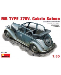 MiniArt modelis MB TYPE 170V  Cabrio Saloon 1/35