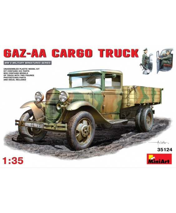 MiniArt modelis GAZ-AA  Сargo Truck 1/35