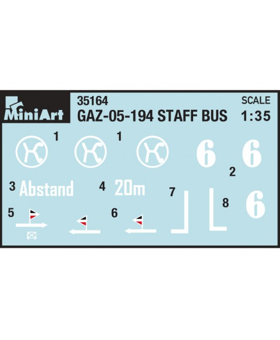 MiniArt modelis  GAZ-05-193 Staff Bus 1/35