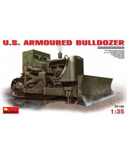 MiniArt modelis U.S. Armoured Buldozer 1/35