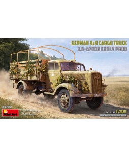 MiniArt GERMAN 3T 4×4 CARGO TRUCK 3.6-6700A EARLY PROD 1/35