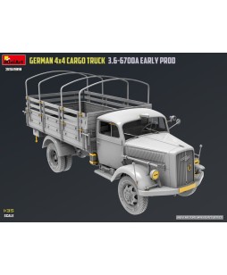 MiniArt GERMAN 3T 4×4 CARGO TRUCK 3.6-6700A EARLY PROD 1/35