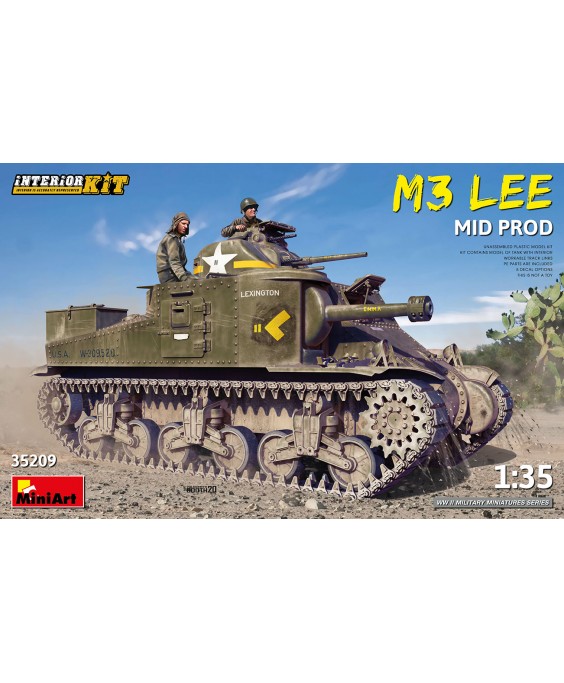 MiniArt modelis M3 Lee Mid Prod. Interior Kit 1/35