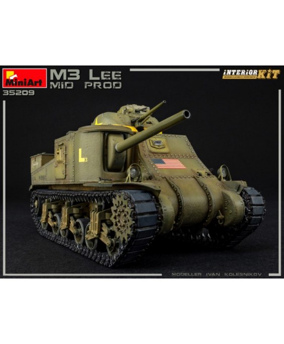 MiniArt modelis M3 Lee Mid Prod. Interior Kit 1/35