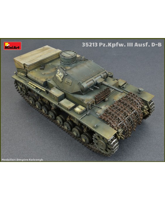 MiniArt modelis Pz.Kpfw.III Ausf. D/B 1/35