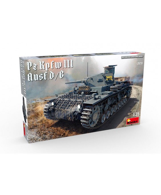 MiniArt modelis Pz.Kpfw.III Ausf. D/B 1/35