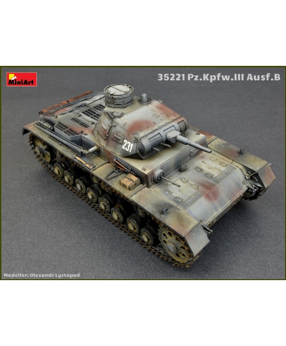 MiniArt modelis Pz.Kpfw.3 Ausf.B w/Crew 1/35