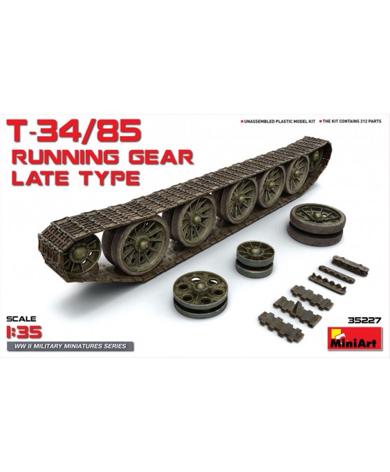 MiniArt T-34/85 RUNNING GEAR LATE TYPE 1/35 MiniArt T-34/85 RUNNING GEAR LATE TYPE 1/35