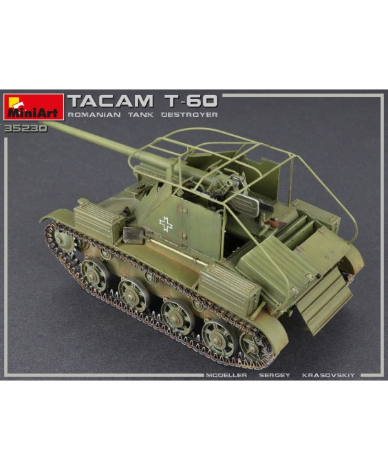 MiniArt modelis Tacam T-60 Romanian Tank Destroyer. Interior Kit 1/35
