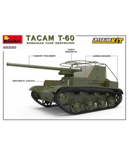 MiniArt modelis Tacam T-60 Romanian Tank Destroyer. Interior Kit 1/35