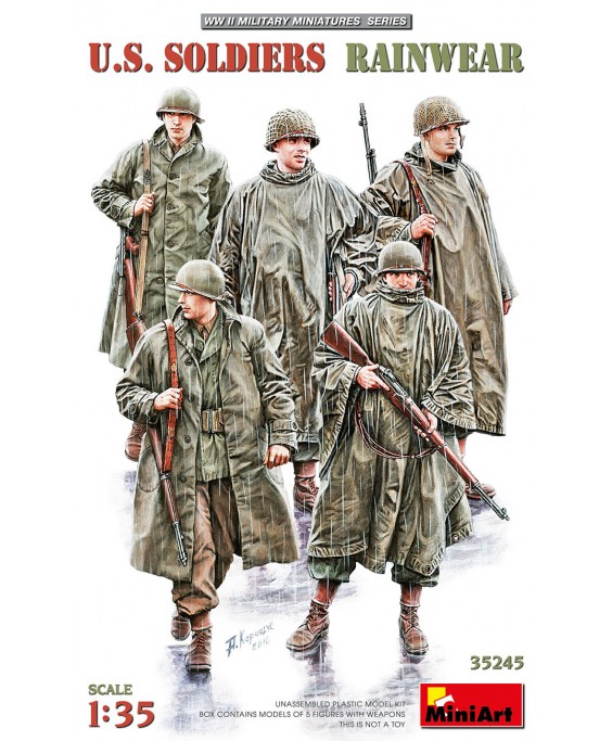 MiniArt U.S. Soldiers Rainwear 1/35