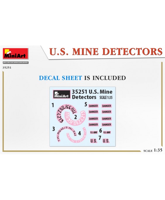 MiniArt U.S. MINE DETECTORS 1/35 MiniArt U.S. MINE DETECTORS 1/35