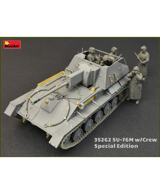 MiniArt modelis SU-76M w/Crew Special Edition 1/35