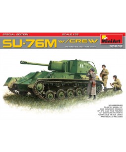 MiniArt modelis SU-76M w/Crew Special Edition 1/35