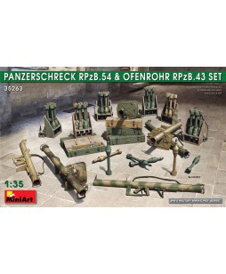MiniArt PANZERSCHRECK RPzB.54 & OFENROHR RPzB.43 SET 1/35