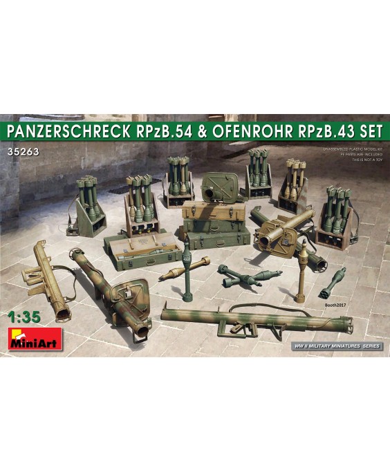 MiniArt PANZERSCHRECK RPzB.54 & OFENROHR RPzB.43 SET 1/35