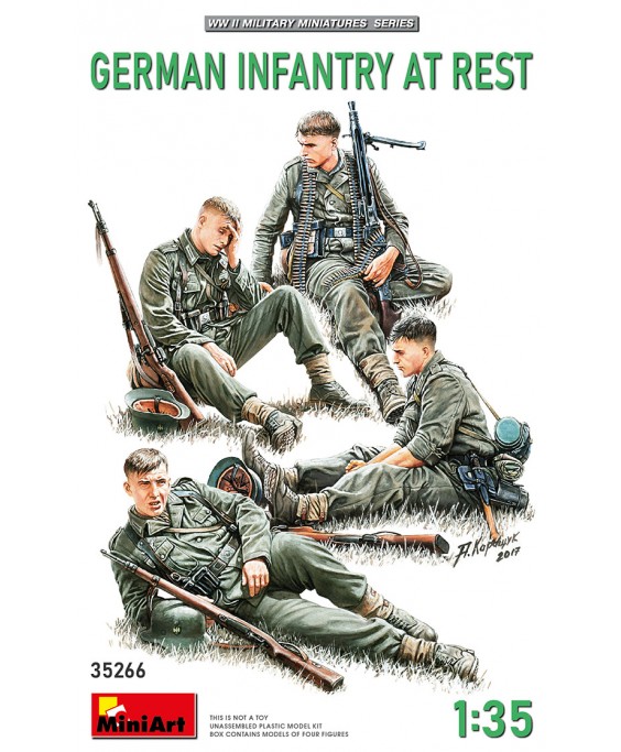 MiniArt German Infantry at Rest 1/35