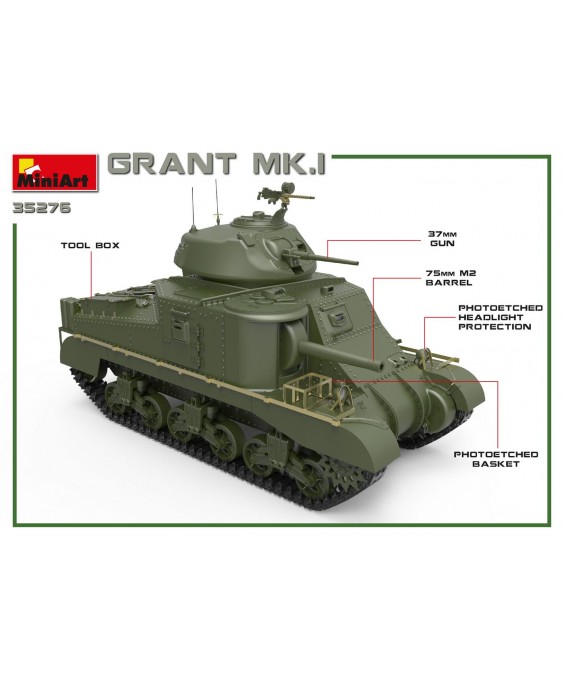 MiniArt modelis Grant Mk.I 1/35