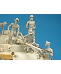 MiniArt modelis GERMAN TANK CREW Afrika Korps SPECIAL EDITION 1/35