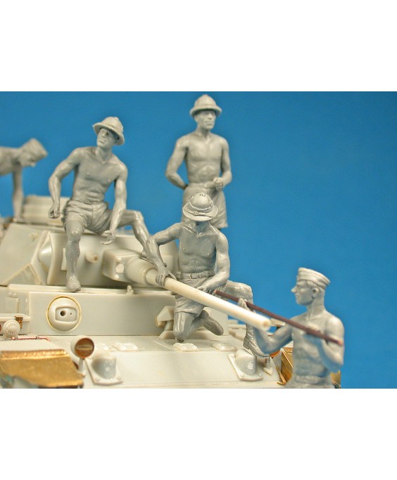 MiniArt modelis GERMAN TANK CREW Afrika Korps SPECIAL EDITION 1/35