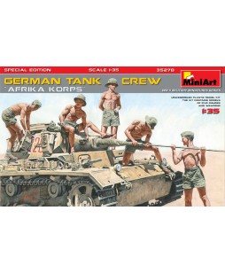 MiniArt modelis GERMAN TANK CREW Afrika Korps SPECIAL EDITION 1/35