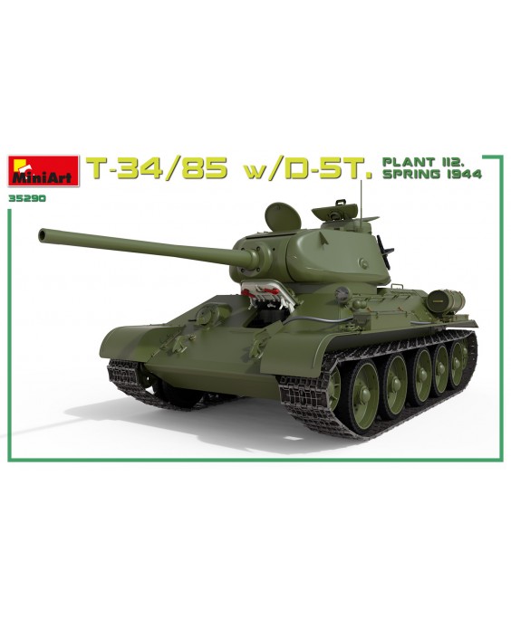 MiniArt modelis T-34/85 w/D-5T. PLANT 112. SPRING 1944. INTERIOR KIT 1/35 MiniArt modelis T-34/85 w/D-5T. PLANT 112. SPRING 1944. INTERIOR KIT 1/35