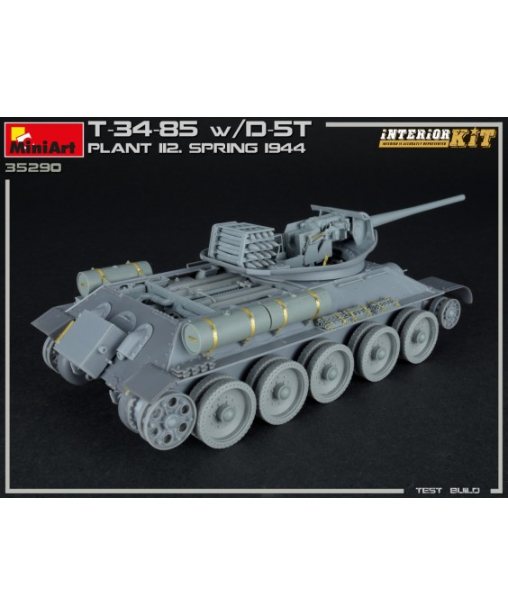 MiniArt modelis T-34/85 w/D-5T. PLANT 112. SPRING 1944. INTERIOR KIT 1/35 MiniArt modelis T-34/85 w/D-5T. PLANT 112. SPRING 1944. INTERIOR KIT 1/35