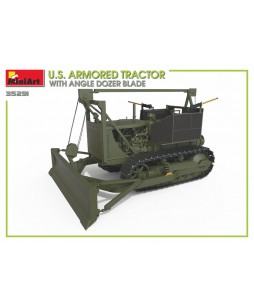 MiniArt modelis U.S. ARMORED TRACTOR WITH ANGLE DOZER BLADE 1/35