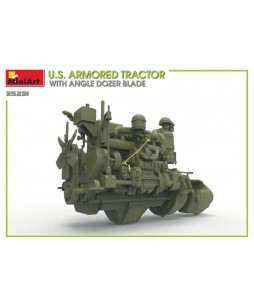 MiniArt modelis U.S. ARMORED TRACTOR WITH ANGLE DOZER BLADE 1/35