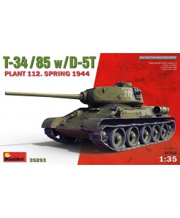 MiniArt modelis T-34-85 w/D-5T. Plant 112. Spring 1944 1/35
