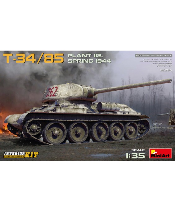 MiniArt modelis T-34-85 Plant 112. Spring 1944. Interior Kit 1/35